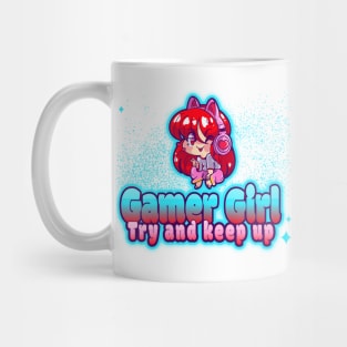 Kawaii Gamer Girl: Leveling Up in Style Mug